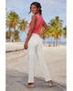 LASCANA LASCANA Embroidered Straight Leg Jeans - 3
