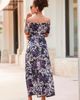LASCANA LASCANA Floral Off Shoulder Maxi Dress - 3