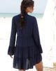 LASCANA LASCANA Flowy Flared Sleeve Dress - 3