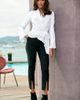 LASCANA LASCANA Lapel Wrap Blouse - 3