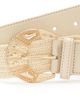 LASCANA LASCANA Leather Trim Woven Belt - 4