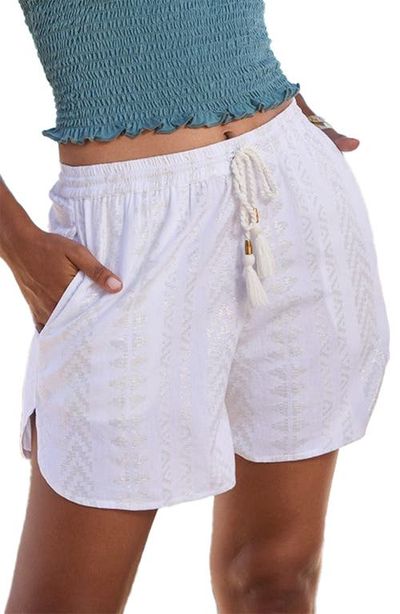 LASCANA LASCANA Metallic Pull On Shorts
