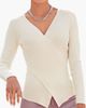 LASCANA LASCANA Overlapping V-Neck Sweater - 1