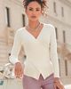 LASCANA LASCANA Overlapping V-Neck Sweater - 2