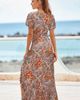 LASCANA LASCANA Printed Side Slit Maxi Dress - 3