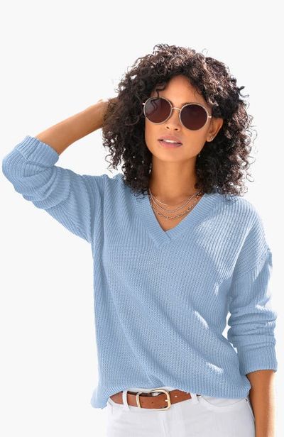 LASCANA LASCANA Ribbed V-Neck Sweater