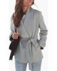 LASCANA LASCANA Short Belted Coat - 1