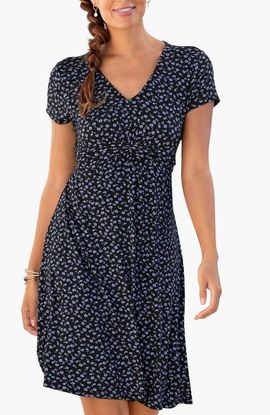 LASCANA LASCANA Short Sleeve Print Dress