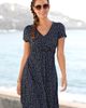 LASCANA LASCANA Short Sleeve Print Dress - 2