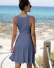 LASCANA LASCANA Sleeveless Wrap Look Dress - 3