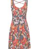 LASCANA LASCANA Strappy Back Print Dress - 5