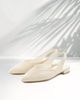 LASCANA LASCANA Textured Slingback Ballet Flats - 2