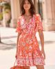 LASCANA LASCANA Tiered Short Sleeve Dress - 2