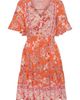 LASCANA LASCANA Tiered Short Sleeve Dress - 4