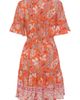 LASCANA LASCANA Tiered Short Sleeve Dress - 5