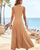 LASCANA LASCANA Women's Knot Detail Maxi Dress - 3