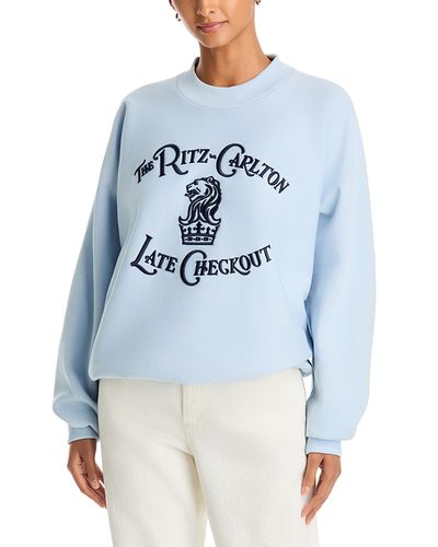 Late Checkout Late Checkout Ritz Carlton Logo Graphic Cotton Sweatshirt