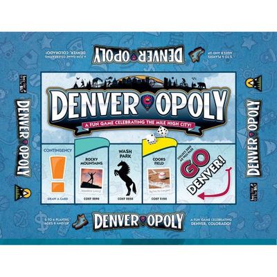 Late for the Sky Late for the Sky Denveropoly Themed Family Board Game, Ages 8+