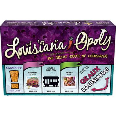 Late for the Sky Late for the Sky Louisiana Opoly Board Game