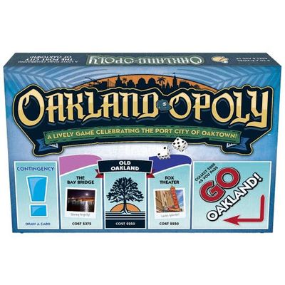 Late for the Sky Late for the Sky Oakland Opoly Board Game