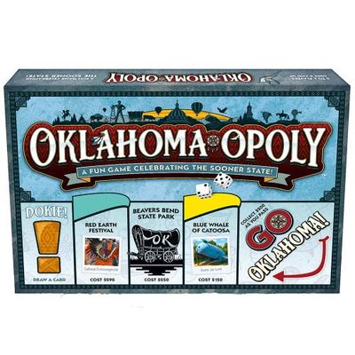 Late for the Sky Late for the Sky Oklahoma Opoly Board Game