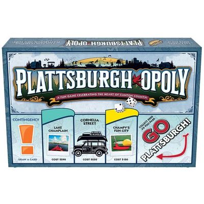 Late for the Sky Late for the Sky Plattsburgh Opoly Board Game