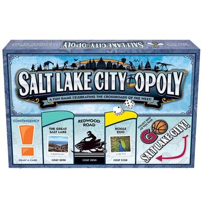 Late for the Sky Late for the Sky Salt Lake City Opoly Board Game