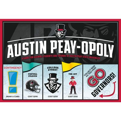 Late for the Sky Late for the Sky University Austin Peayopoly Monopoly Board Game