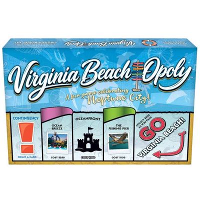 Late for the Sky Late for the Sky Virginia Beach Opoly Board Game