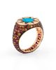 L'Atelier Nawbar L'Atelier Nawbar Ibiza Rainbow Signet Ring - 1