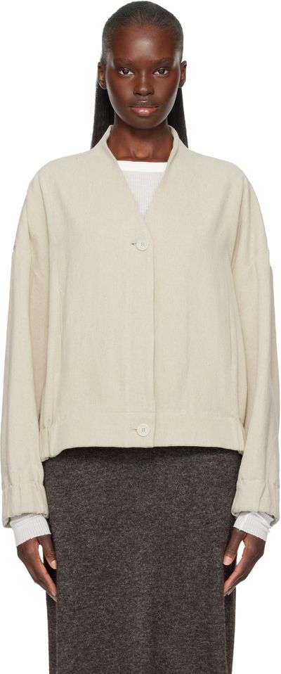 Lauren Manoogian Lauren Manoogian Beige Matte Jacket