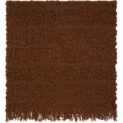 Lauren Manoogian Lauren Manoogian Brown Handwoven Crepe Wrap