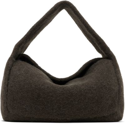 Lauren Manoogian Lauren Manoogian Gray Knit Baguette Bag
