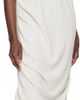 Lauren Manoogian Lauren Manoogian Off-White Drape Maxi Dress - 4