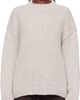 Lauren Manoogian Lauren Manoogian Purple Handknit Crewneck Sweater - 1
