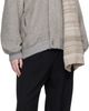 Lauren Manoogian Lauren Manoogian SSENSE Exclusive Beige Jacquard Scarf - 2