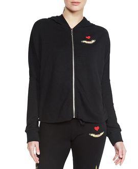 Lauren Moshi Lauren Moshi Amina Floral Eye Love Hoodie