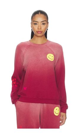 Lauren Moshi Lauren Moshi Anela Crewneck Raglan Pullover