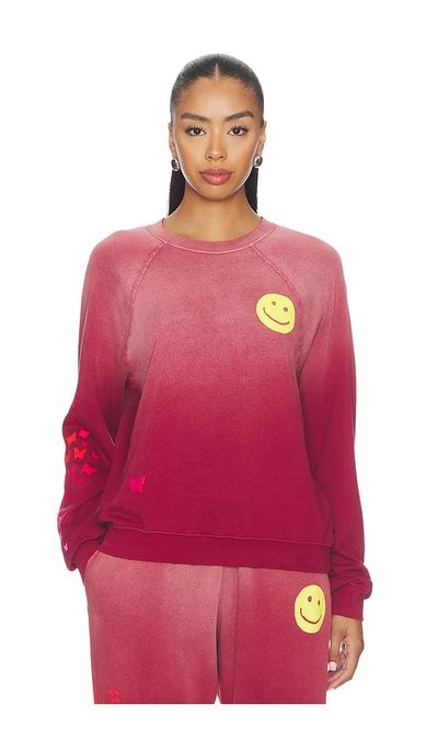 Lauren Moshi Lauren Moshi Anela Crewneck Raglan Pullover
