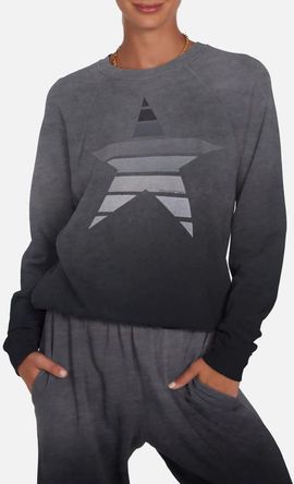 Lauren Moshi Lauren Moshi Anela Ombre Star Pullover