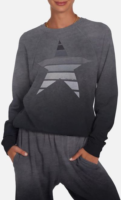 Lauren Moshi Lauren Moshi Anela Ombre Star Pullover