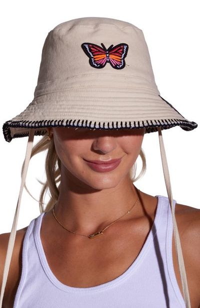 Lauren Moshi Lauren Moshi Aria Color Butterfly Bucket Hat