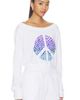 Lauren Moshi Lauren Moshi Bronwyn Off The Shoulder Sweatshirt - 2