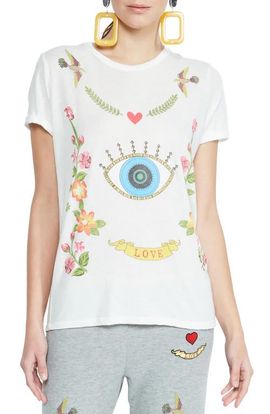 Lauren Moshi Lauren Moshi Edda Floral Eye Love Top