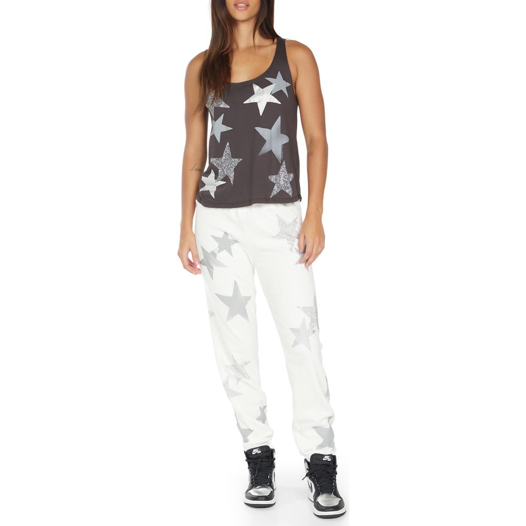 Lauren Moshi Lauren Moshi Gia Crystal Multi Stars Sweatpants