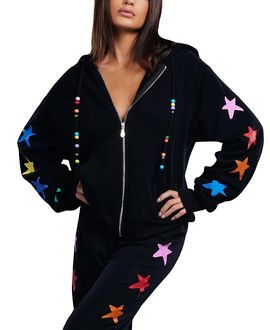 Lauren Moshi Lauren Moshi Hezly Brushed Stars Sweater