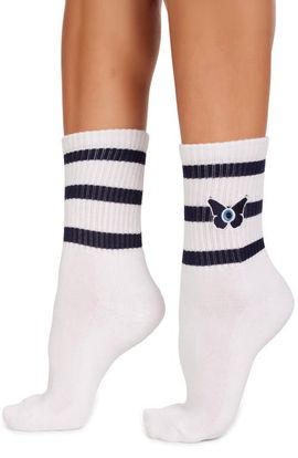 Lauren Moshi Lauren Moshi Sariah Evil Eye Butterfly Midi Socks