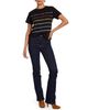 Lauren Moshi Lauren Moshi Ursula Crystal Evil Eye Stripe Top - 2