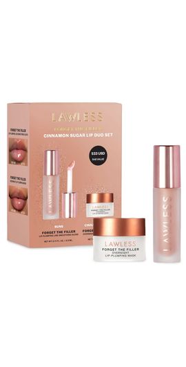 LAWLESS LAWLESS Forget the Filler Cinnamon Sugar Lip Duo Cinnamon Sugar One