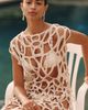 Layered Cotton Cutwork Crochet Tunic - 4